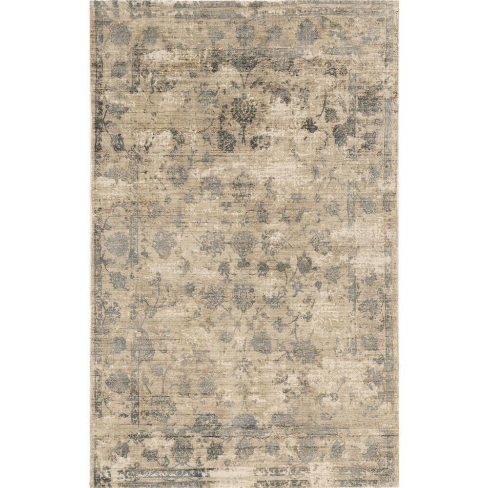 KAS 0805 Indulge 7 Ft. 6 In. X 9 Ft. 6 In. Rectangle Rug in Sand/Blue